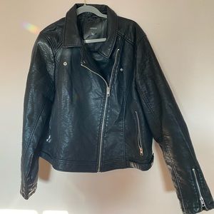Forever 21 Plus “Leather” Jacket 3X